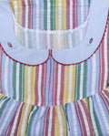 Bantex With Pockets, Half Open Small Printed Nighty