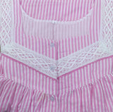 Bantex With Pockets, Half Open Large Printed Nighty