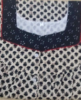 Cotton With Pockets, Half Open Large Printed Nighty