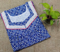 Cotton Side zip, With Pockets Medium Printed Nighty