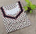 Cotton Side zip, With Pockets Medium Printed Nighty