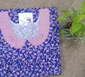 Cotton With Pockets, Half Open Medium Printed Nighty