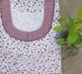 Cotton With Pockets, Half Open Medium Printed Nighty