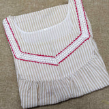 Cotton With Pockets, No Open Large Printed Nighty