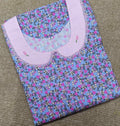 Cotton A-line churidar cut, With Pockets, No Open Medium Printed Nighty