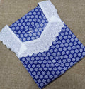 Cotton A-line churidar cut, With Pockets, Half Open Medium Printed Nighty