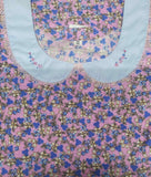 Cotton A-line churidar cut, With Pockets, No Open Medium Printed Nighty