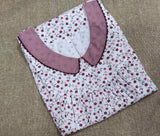 Cotton Side zip, With Pockets Medium Printed Nighty
