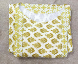 Cotton Side zip, With Pockets, Side elastic Small Printed Maternity Wear