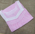 Bantex With Pockets, Half Open Large Printed Nighty