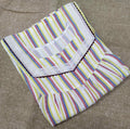 Cotton With Pockets, Half Open Large Printed Nighty