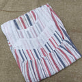 Bantex With Pockets, Half Open Small Printed Nighty