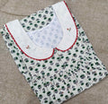 Cotton With Pockets, No Open Small Printed Nighty