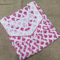 Cotton With Pockets, Half Open Medium Printed Nighty