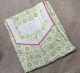 Cotton With Pockets, Half Open Medium Printed Nighty
