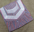 Soft Cotton With Pockets, Half Open Medium Printed Nighty