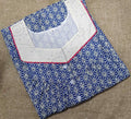 Cotton With Pockets, Half Open Medium Printed Nighty