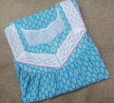 Cotton With Pockets, No Open Medium Printed Nighty