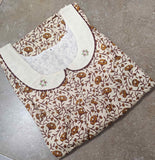 Cotton With Pockets, No Open Medium Printed Nighty