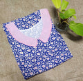 Cotton With Pockets, No Open Medium Printed Nighty