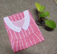 Cotton With Pockets, No Open Medium Printed Nighty