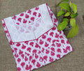 Cotton With Pockets, Half Open Large Printed Nighty