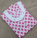 Cotton A-line churidar cut, With Pockets, Half Open Medium Printed Nighty