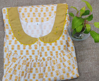 Soft Cotton With Pockets, No Open Medium Printed Nighty