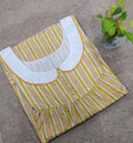 Soft Cotton With Pockets, No Open Large Printed Nighty