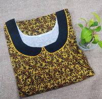 Cotton With Pockets, No Open Large Printed Nighty