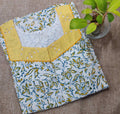 Cotton With Pockets, Half Open Small Printed Nighty