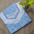 Cotton A-line churidar cut, With Pockets, Half Open Large Printed Nighty