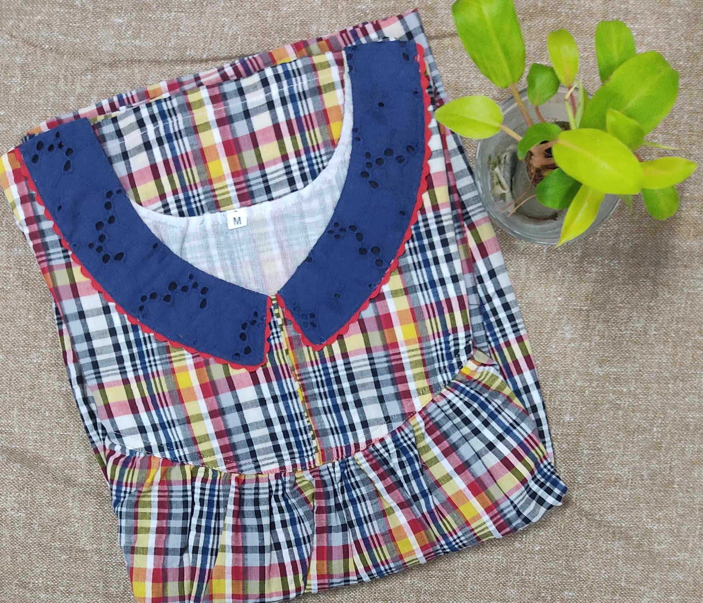 Cotton With Pockets, No Open Medium Printed Nighty