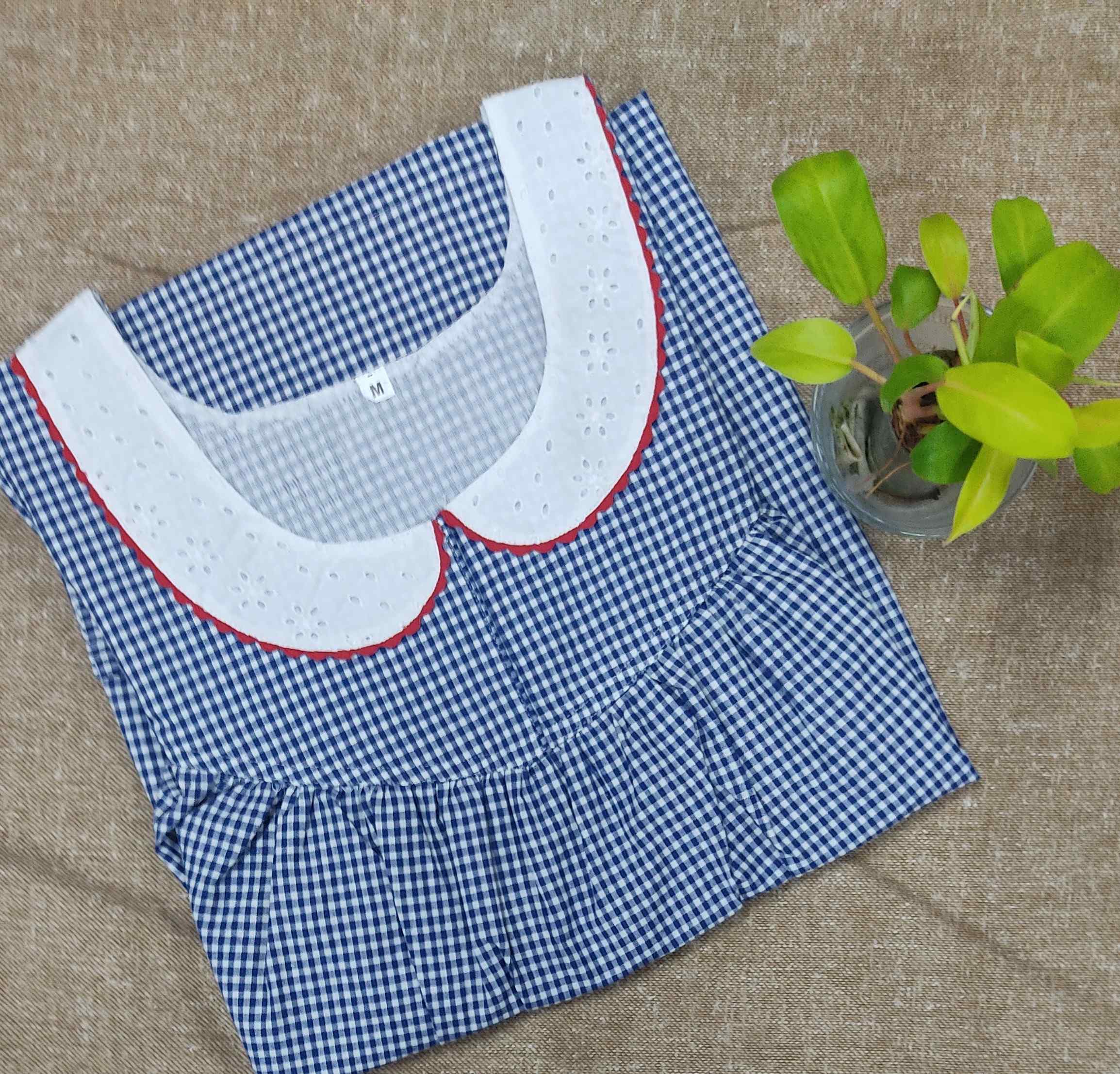 Bantex With Pockets, No Open Medium Printed Nighty
