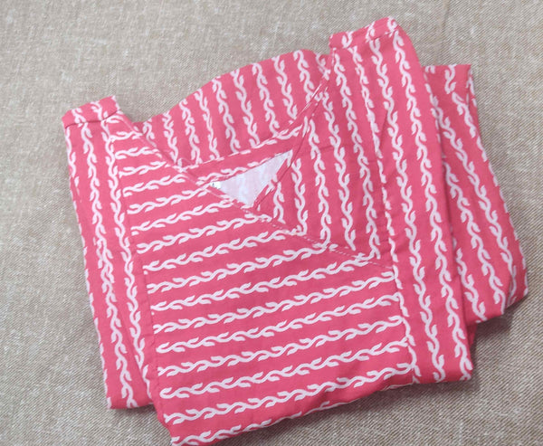 Soft Cotton Side zip, With Pockets, Side elastic Medium Printed Maternity Wear