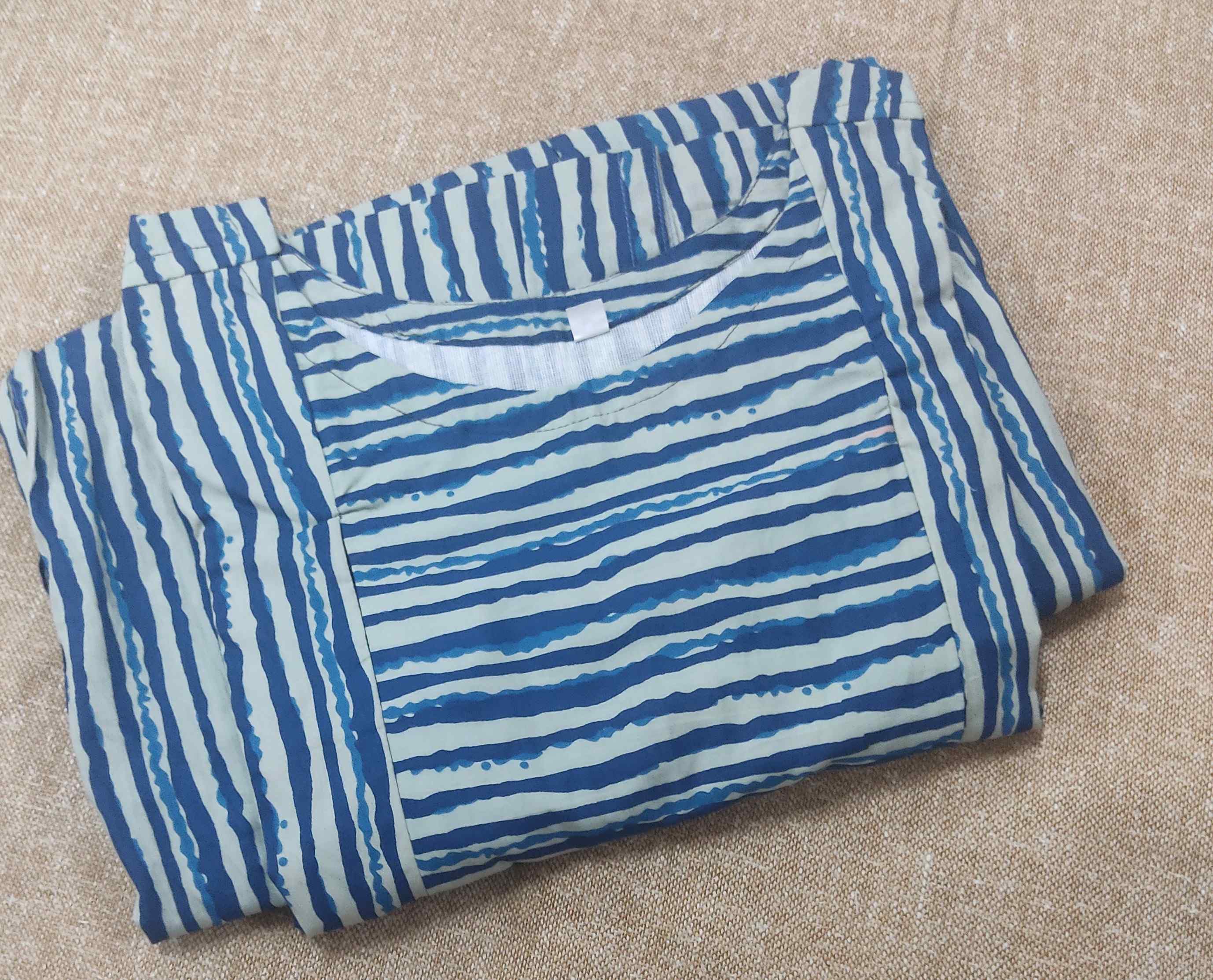 Soft Cotton Side zip, With Pockets, Side elastic Medium Printed Maternity Wear