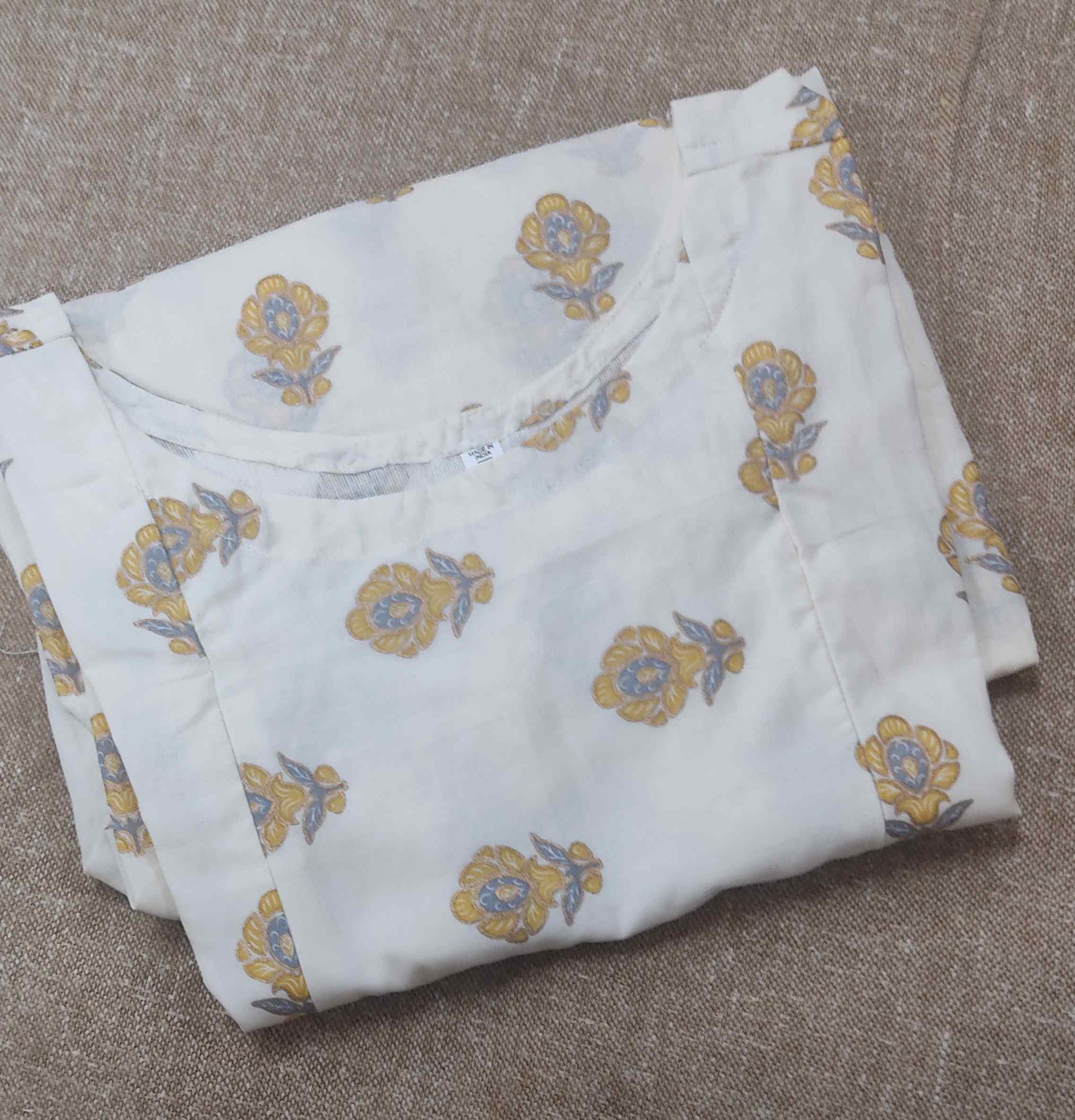Cotton Side zip, With Pockets, Side elastic Medium Printed Maternity Wear