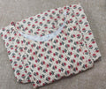 Cotton Side zip, With Pockets, Side elastic Small Printed Maternity Wear