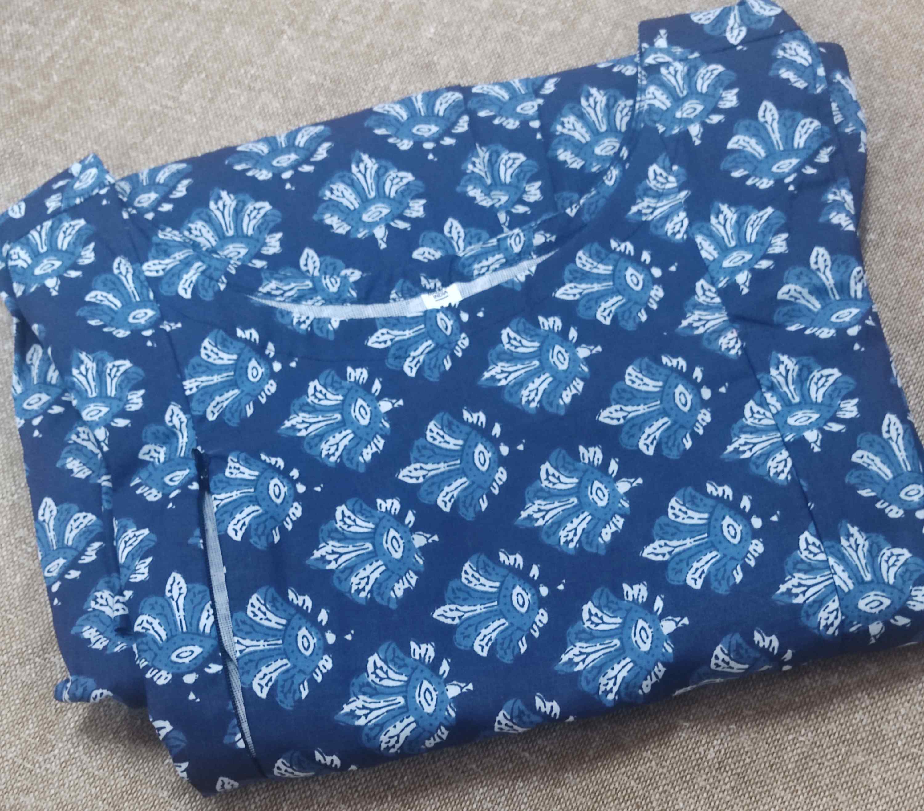 Soft Cotton Side zip, With Pockets, Side elastic Medium Printed Maternity Wear