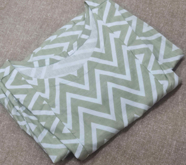 Cotton Side zip, With Pockets, Side elastic Medium Printed Maternity Wear