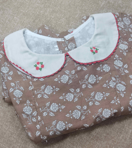Soft Cotton Side zip, With Pockets, Side elastic Medium Printed Maternity Wear