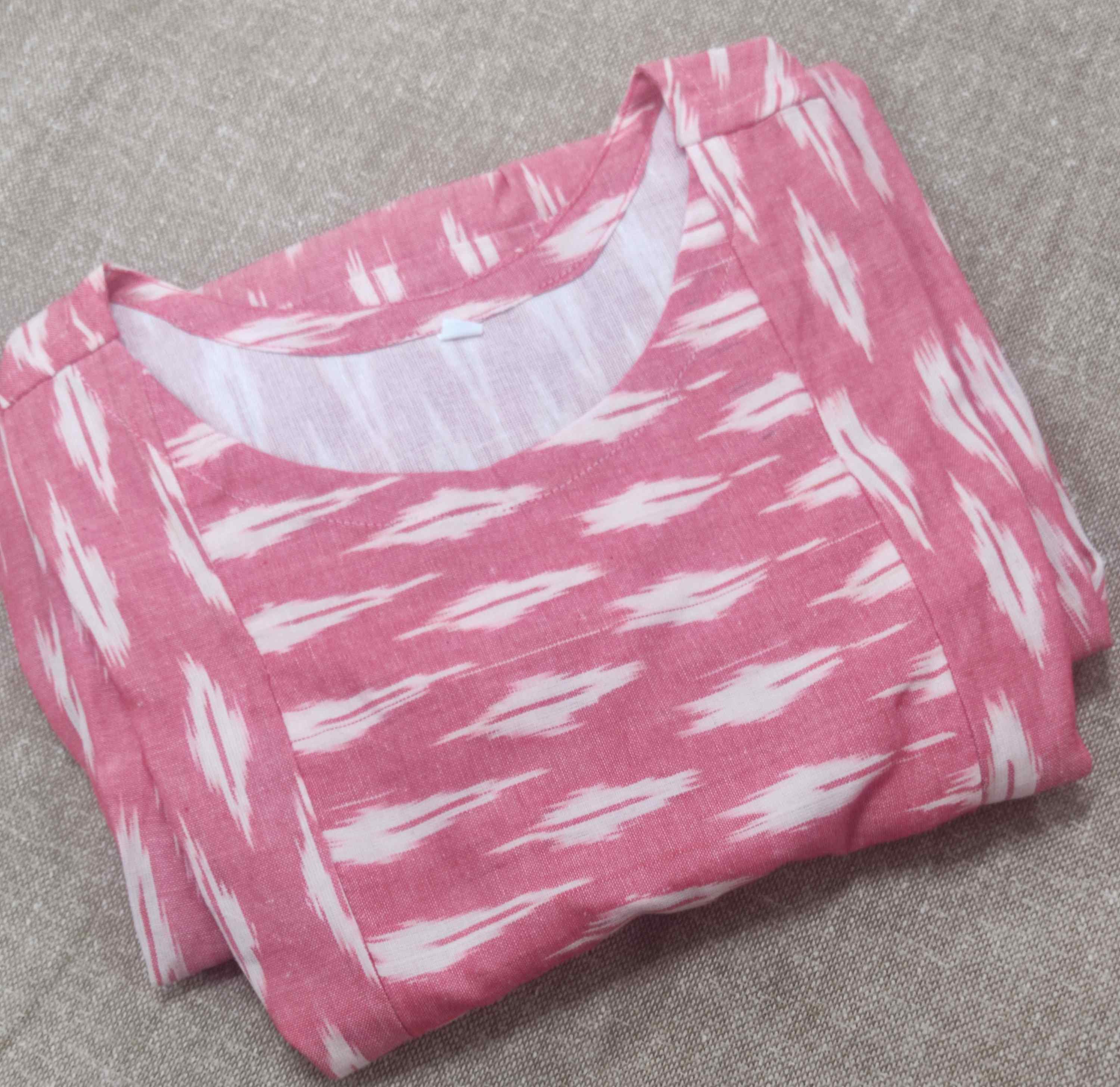 Cotton Side zip, With Pockets, Side elastic Small Printed Maternity Wear