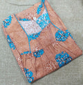 Cotton Pleated , No Open Medium Printed Nighty