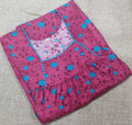 Cotton Pleated , No Open Medium Printed Nighty