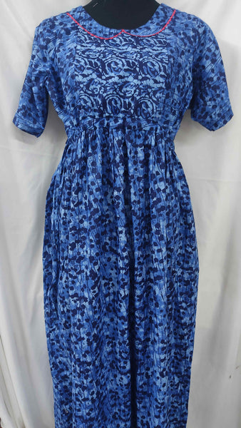 Soft Cotton Side zip, Side elastic Large Printed Maternity Wear