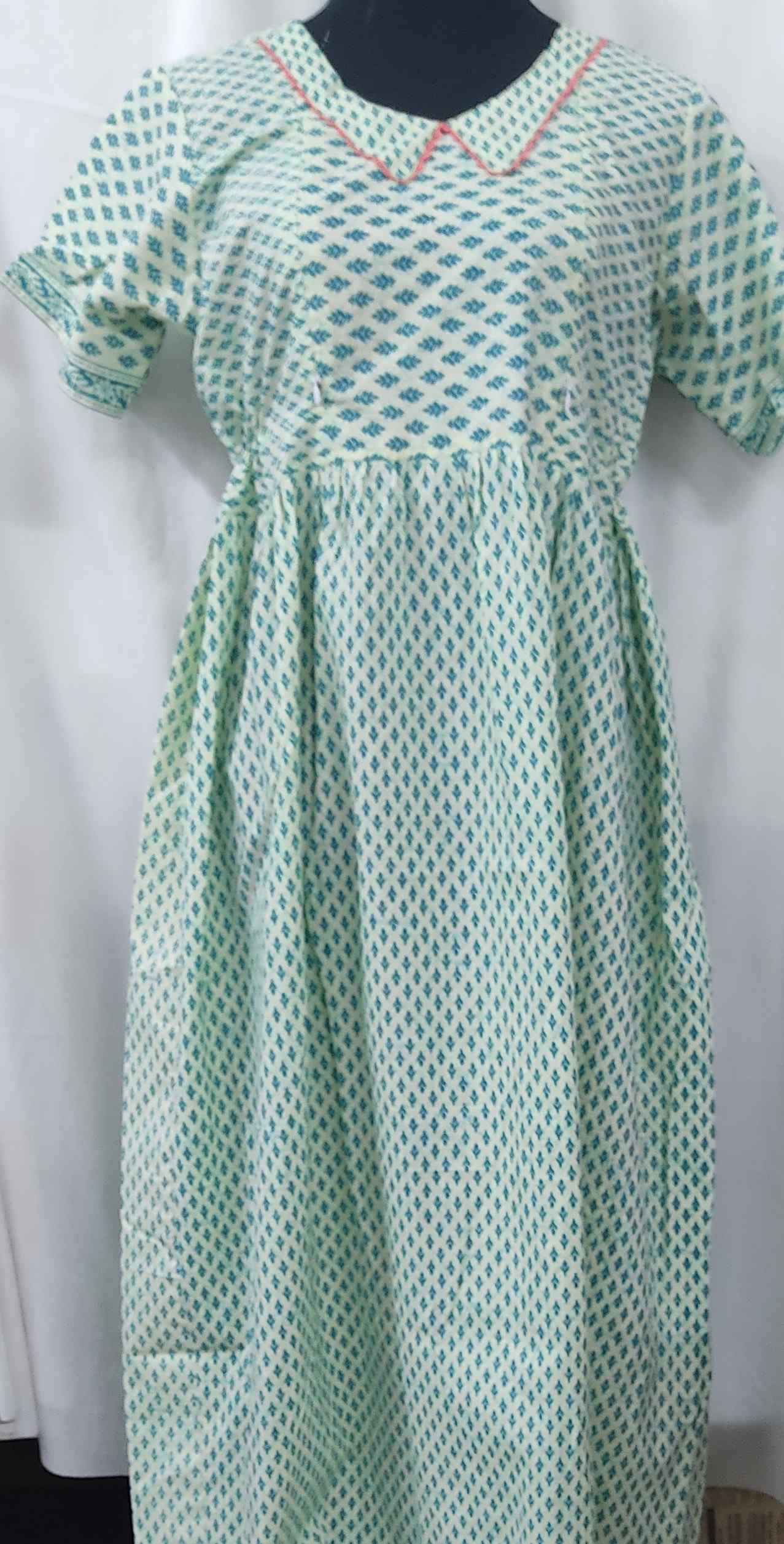 Cotton Side zip, Side elastic Medium Plus Printed Maternity Wear