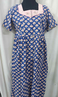 Cotton Side zip, With Pockets, Full Open Medium Printed Maternity Wear