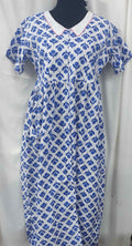Cotton Side zip, With Pockets, Full Open Medium Printed Maternity Wear
