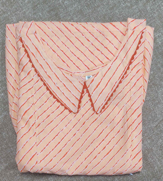 Soft Cotton Side zip, Side elastic Medium Plus Printed Maternity Wear