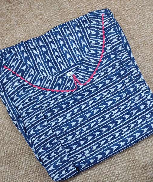 Soft Cotton Side zip, Side elastic Large Printed Maternity Wear